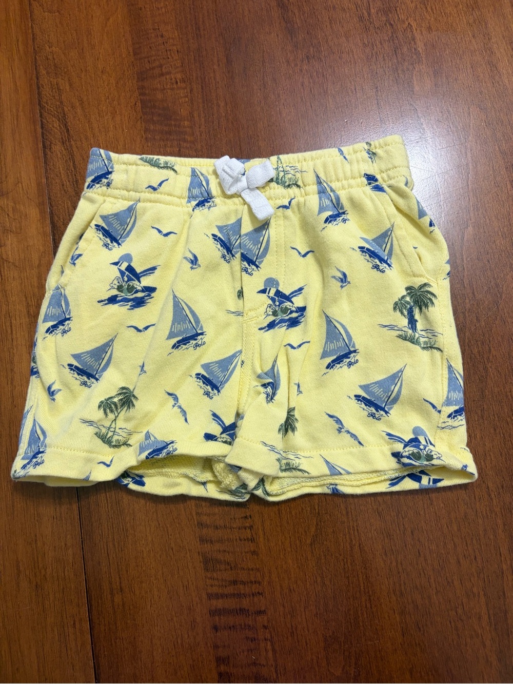 Ralph Lauren Yellow Nautical Sailboat Shorts